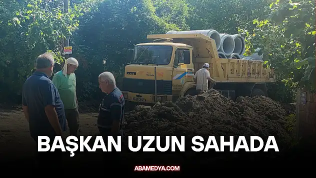 Başkan Uzun Sahada