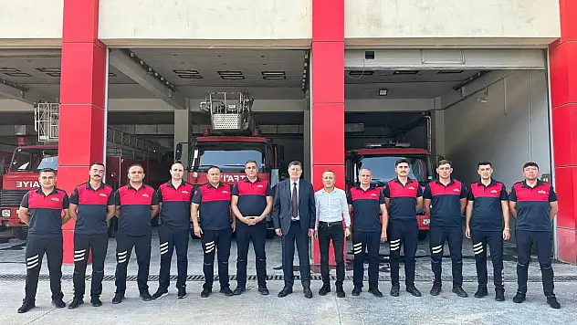 Başkan Yalçınkaya'dan itfaiye ekiplerine bayram ziyareti