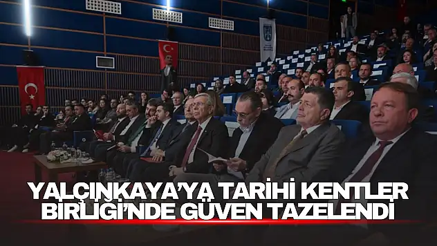 Başkanı Yalçınkaya, Encümen Üyeliğine yeniden seçildi