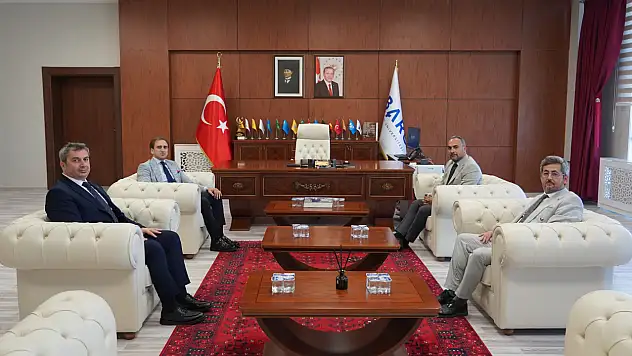 Başsavcı Tuğrul'dan Rektör Akkaya'ya ziyaret