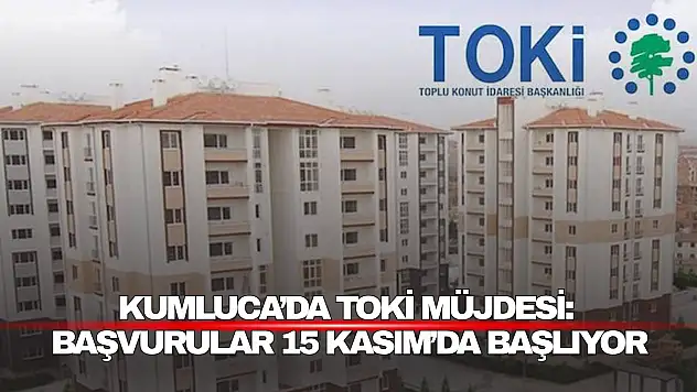 Başvurular 15 Kasım'da Başlıyor
