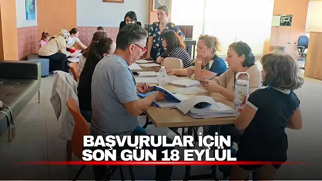 Başvurular İçin Son Gün 18 Eylül