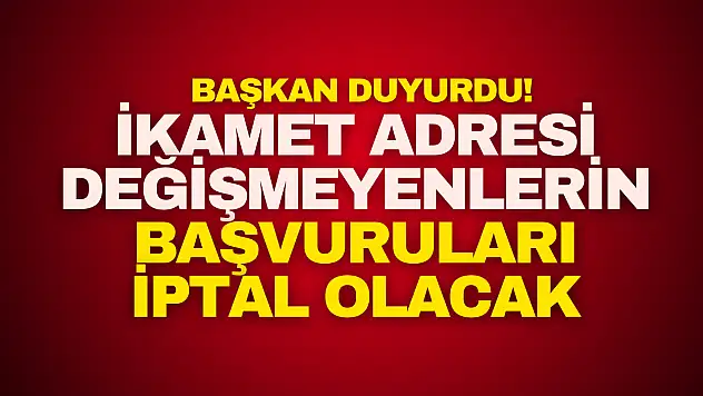 Başvuruları İptal Olacak