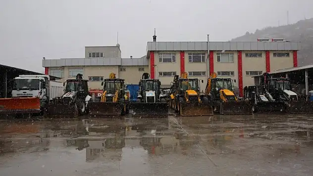 Belediye karla mücadeleye hazır