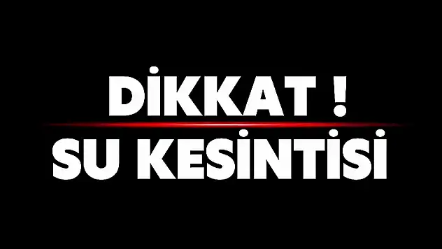 Belediyeden uyarı