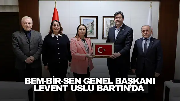 Bem-Bir-Sen Genel Başkanı Levent Uslu Bartın'da