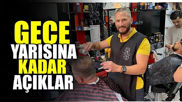 Berberlerde bayram mesaisi sürüyor