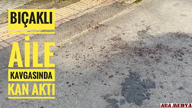 Bıçaklı kavga 2 yaralı