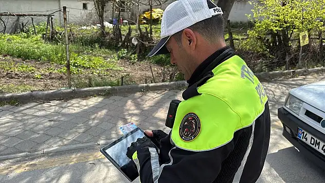 Bolu'da 3 bin sürücüye 10 milyon lira ceza