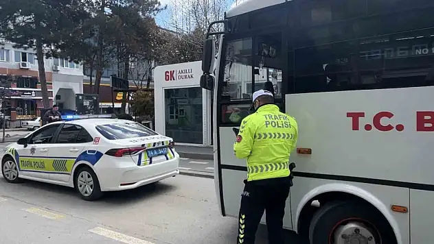 Bolu'da kural ihlali yapan bin 29 sürücüye ceza