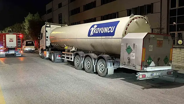 Bolu'da tankerden azot gazı sızıntısı korkuttu