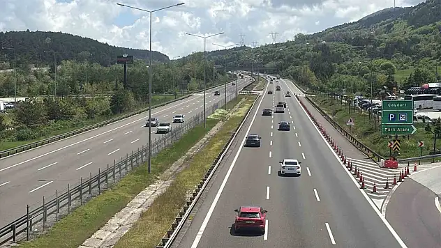 Bolu geçişinde bayram trafiği akıcı seyrediyor