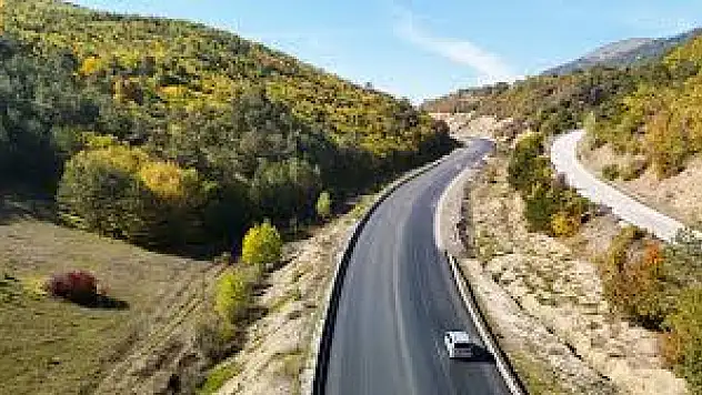 Bolu-Mudurnu kara yolunda sonbahar yolculuğu