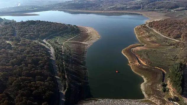 Bolu'nun içme ve kullanma suyunu karşılayan göle son yağışlar etki etti