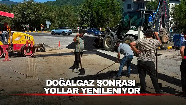 Bozulan yollarda onarım çalışmaları başladı