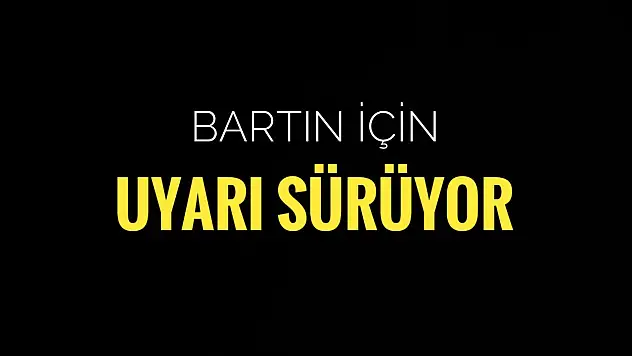 Bu gece ve yarın için uyarı
