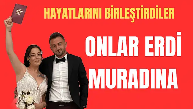 Çağla ve Erdal çiftinin mutlu günü