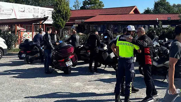Çaycuma'da motosiklet sürücülerine yol güvenliği eğitimi