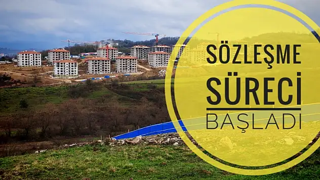 Çaydüzü TOKİ Konutlarında sözleşme süreci başladı