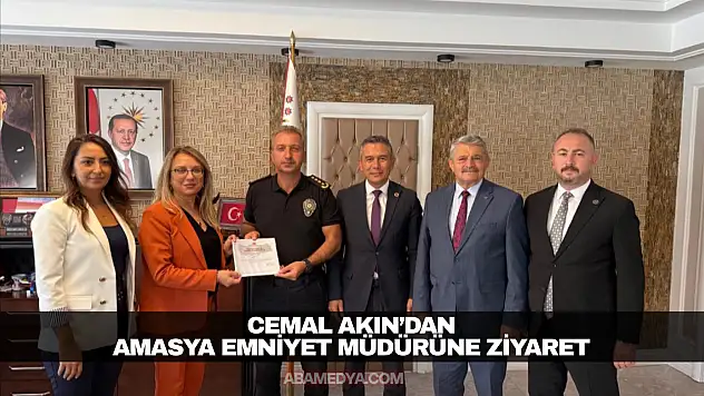 Cemal Akın'dan Amasya Emniyet Müdürüne Ziyaret