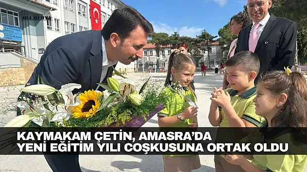 Çetin, Amasra'da Yeni Eğitim Yılı Coşkusuna Ortak Oldu