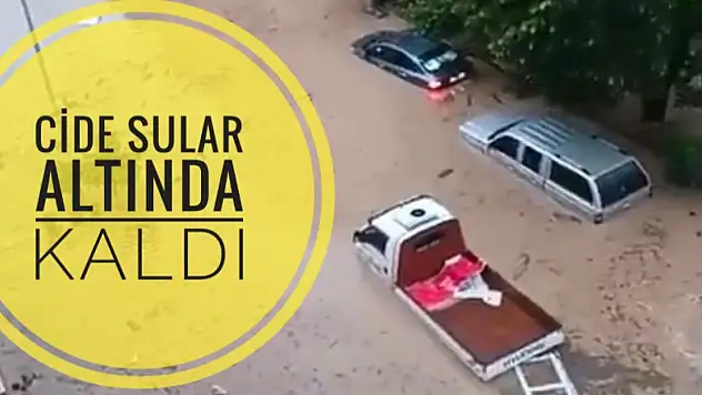 Cide sular altında
