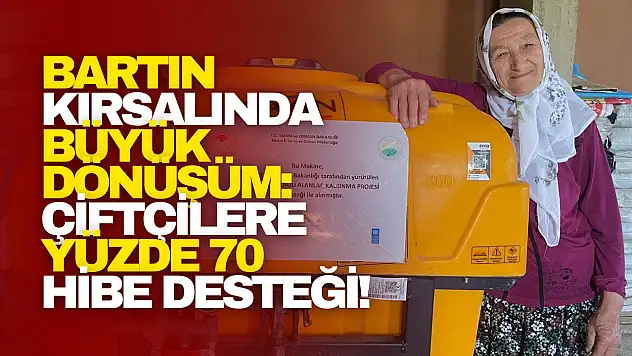 Çiftçilere Yüzde 70 Hibe Desteği!