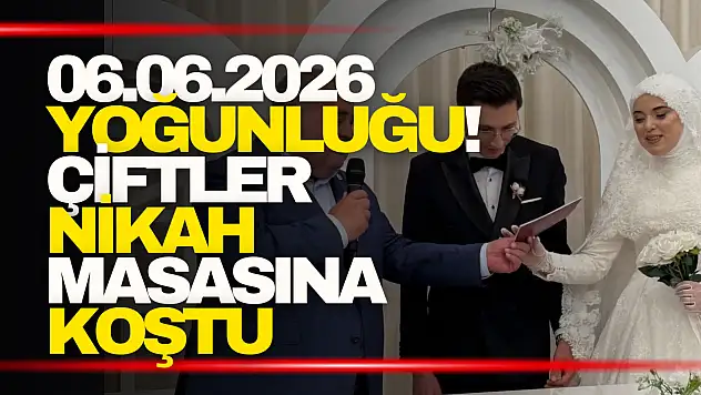 Çiftler Nikah Masasına Koştu