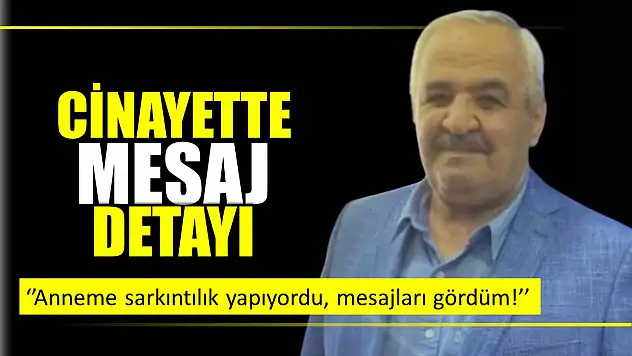 Cinayet zanlısı 15 yaşındaki çocuk çıktı