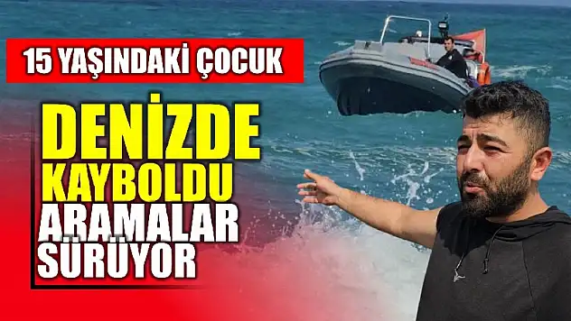 Dalgaların arasında kayboldu