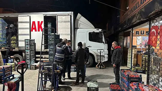 Defterdarlıktan Zonguldak Hali'ne şafak denetimi