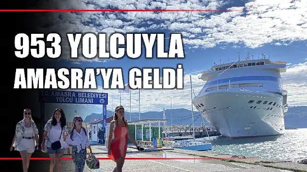 Dev kruvaziyer 953 yolcuyla geldi