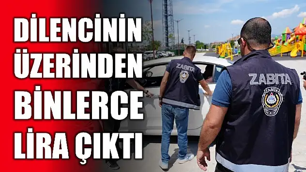 Dilencinin üzerinden çıkan paralar şaşırttı
