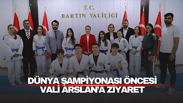Dünya Şampiyonası Öncesi Vali Arslan'a Ziyaret