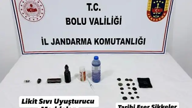 Durdurulan araçta uyuşturucu hammaddesi çıktı