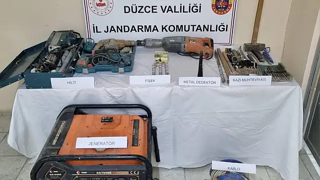 Düzce'de 10 kişiyi kaçakçılıktan işlem yapıldı