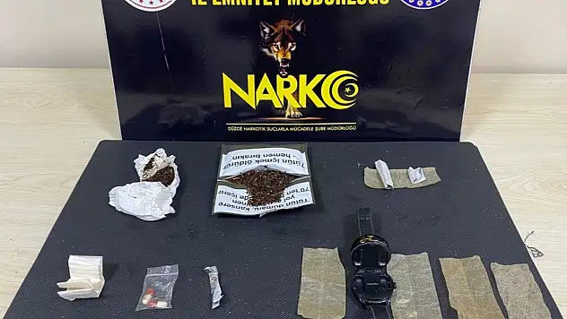 Düzce'de 2 uyuşturucu taciri tutuklandı