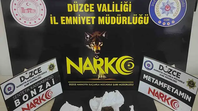 Düzce'de 32 şahsa uyuşturucudan işlem yapıldı