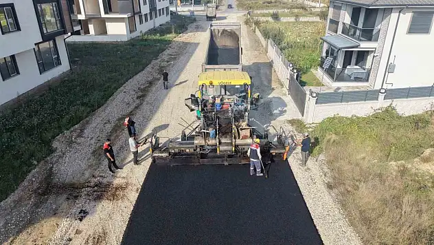 Düzce'de asfalt çalışmaları hız kazandı