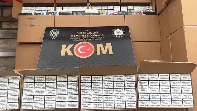 Düzce'de kaçakçılara göz açtırılmıyor