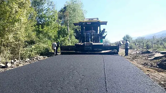 Düzce'de köylerin ulaşım konforu artıyor