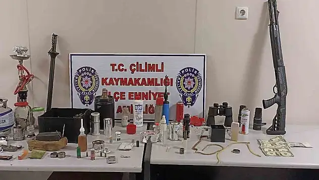 Düzce'de polis ekiplerinden uyuşturucu operasyonu