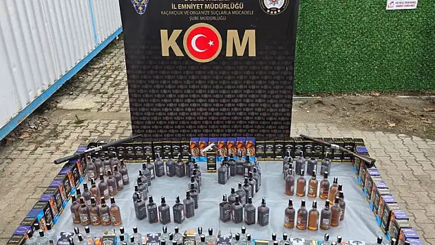 Düzce'de yılbaşı öncesi kaçak içki operasyonu
