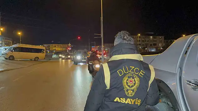 Düzce'de yılın son denetiminde ceza yağdı