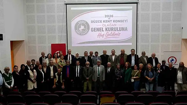 Düzce Kent Konseyi yeni başkanı Orhan Yılmaz oldu