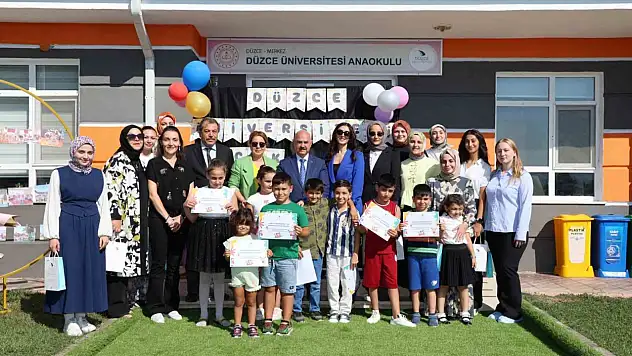Düzce Üniversitesi Anaokulu Çocuk Kampüsü Kapanış Programı Gerçekleştirildi