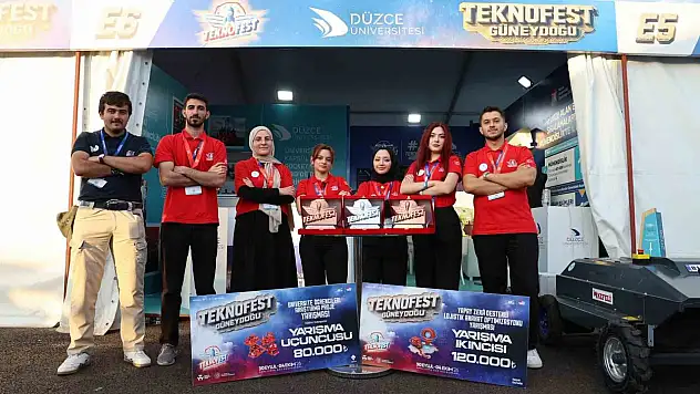 Düzce Üniversitesi beş alanda 5 ödülle