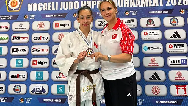 Judocu Erva Eren Avrupa üçüncüsü oldu