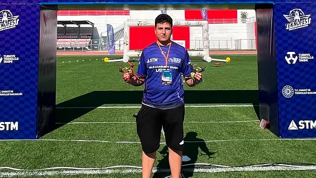 Düzceli öğrenci TEKNOFEST'te ilk 24'e girdi