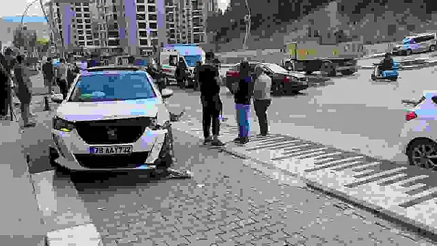 Ehliyetsiz sürücünün karıştığı kazada anne ile kızı yaralandı